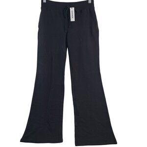 Garage Stretch Terry Bootcut Pants P/S Black Comfy Casual Loungewear